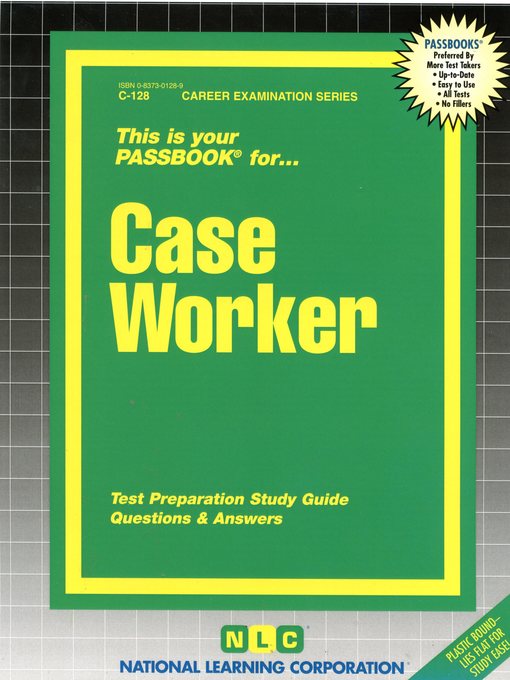 Title details for Case Worker by National Learning Corporation - Available